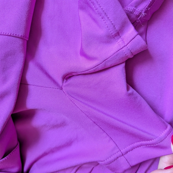 2/$20 adidas Women's Purple Shorts Skort Skirt XL - Picture 5 of 6